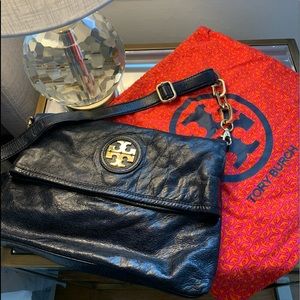 Tory Burch Leather Bag.  22 inch drop length.